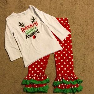 Girls Christmas outfit